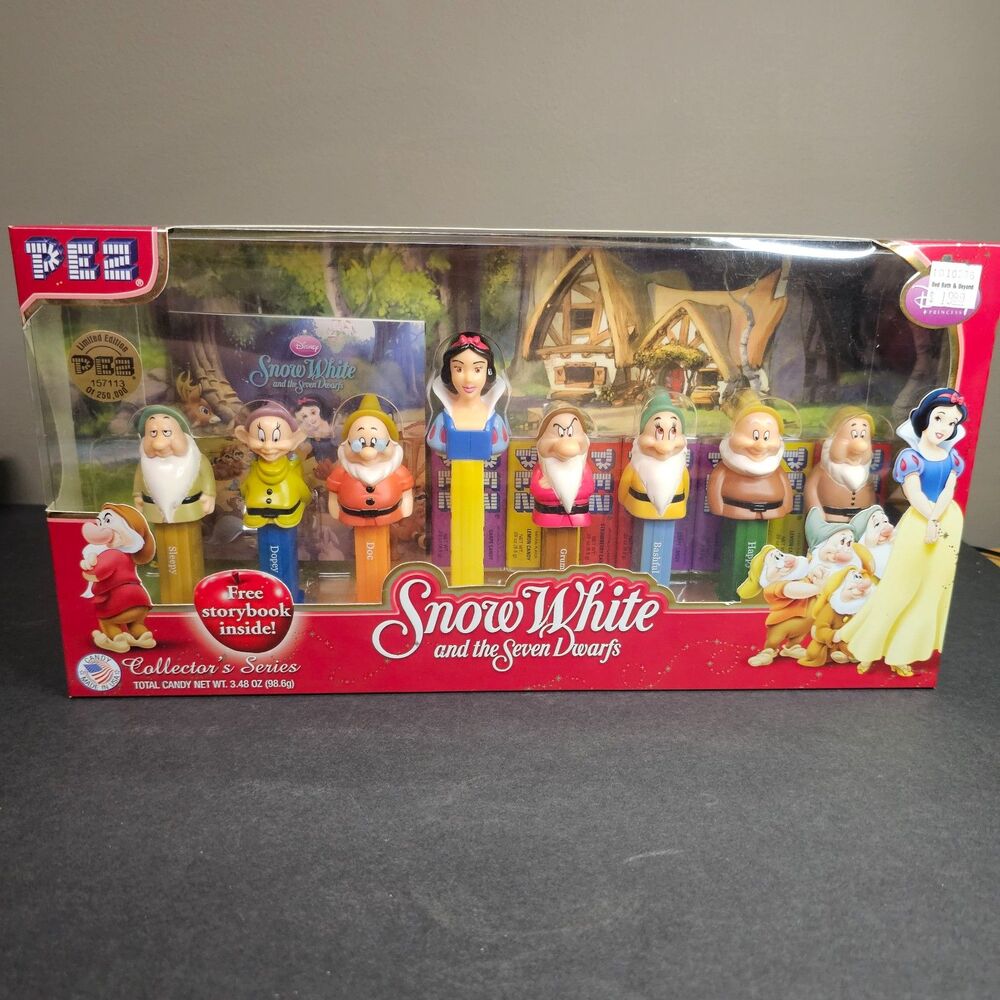 New Pez Snow White Collector's Series Numbered Limited Edition Candy Dispenser 8